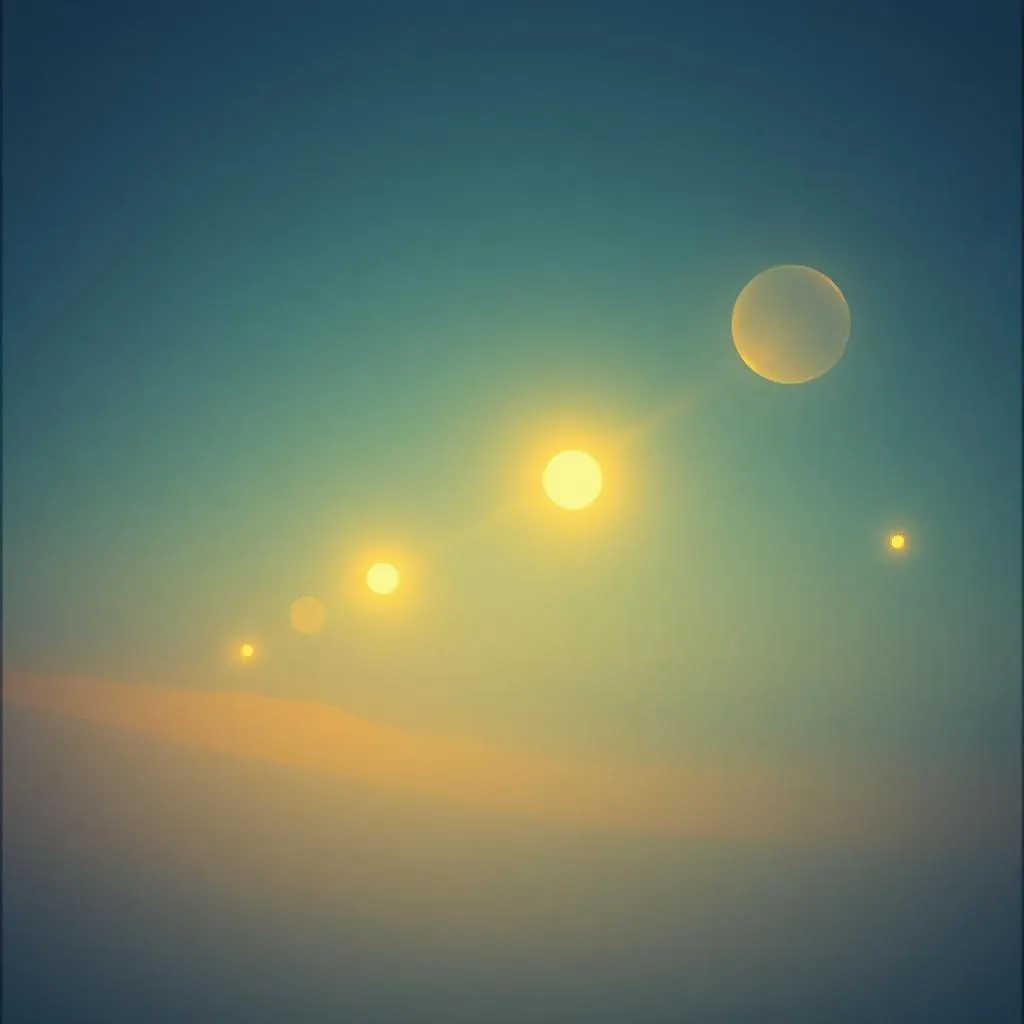 Suspended in the Divine Universe