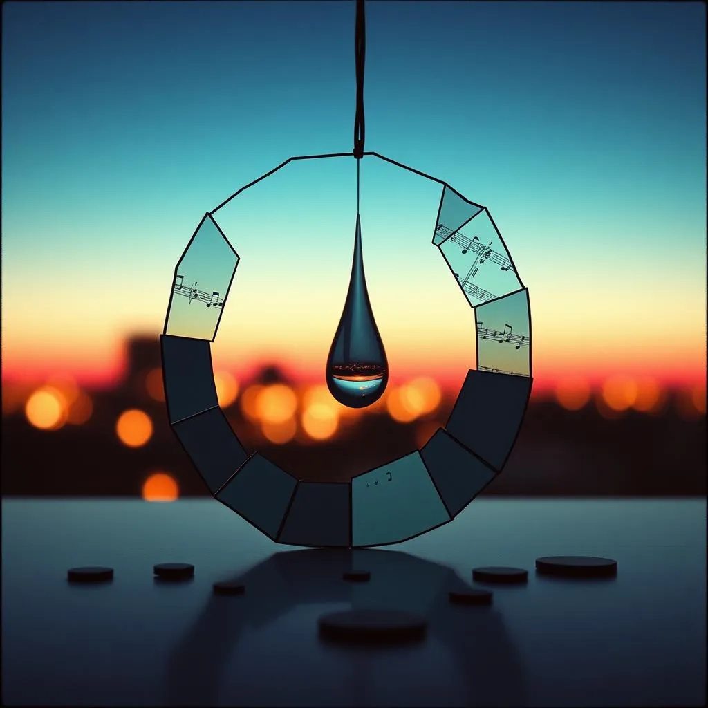A shattered look