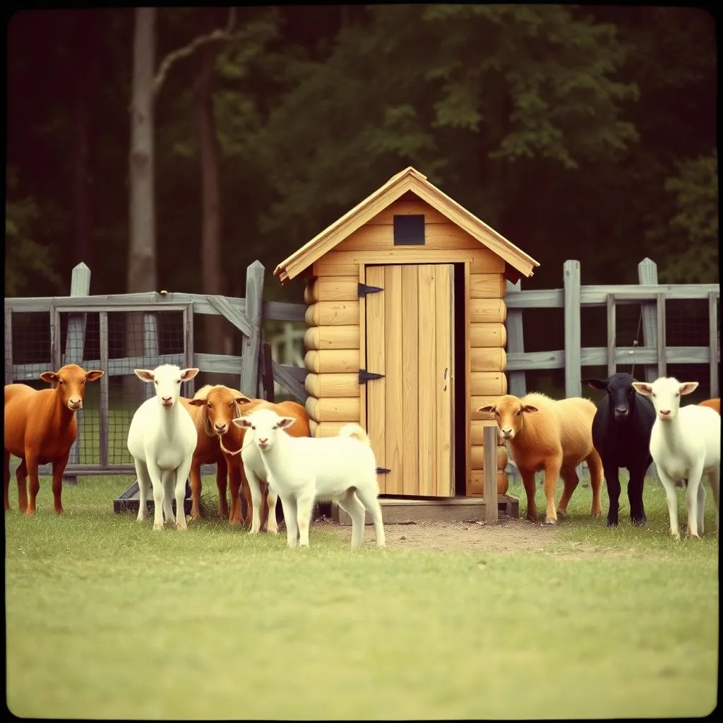 One Hole Outhouse
