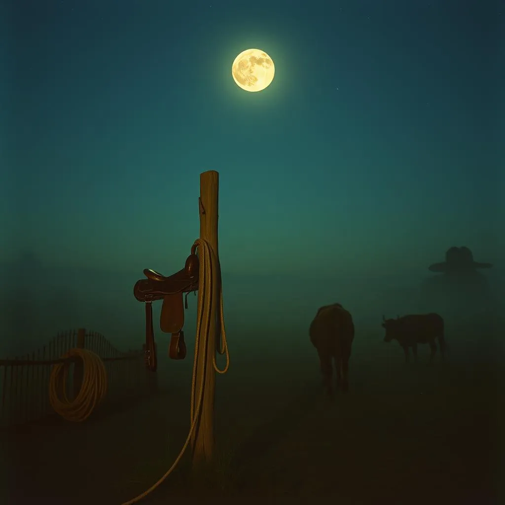 El adiós a un vaquero.