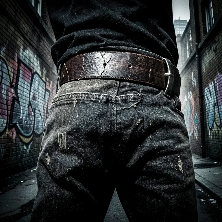 Belt to the ass