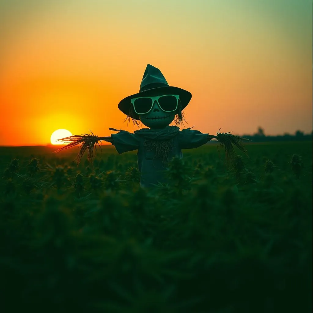 Weed farm.