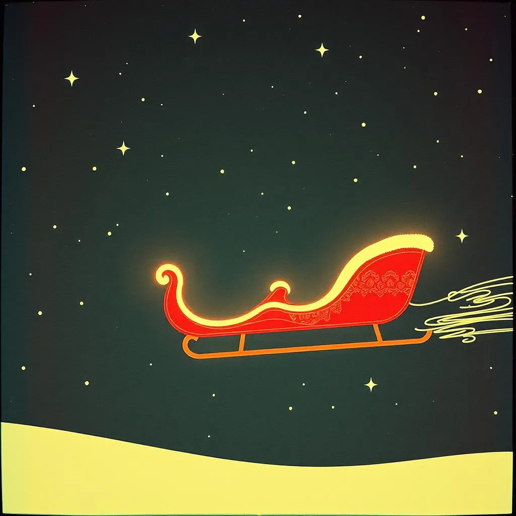 C'est le père Noël qui arrive !