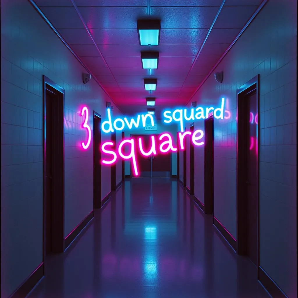 3 down squared