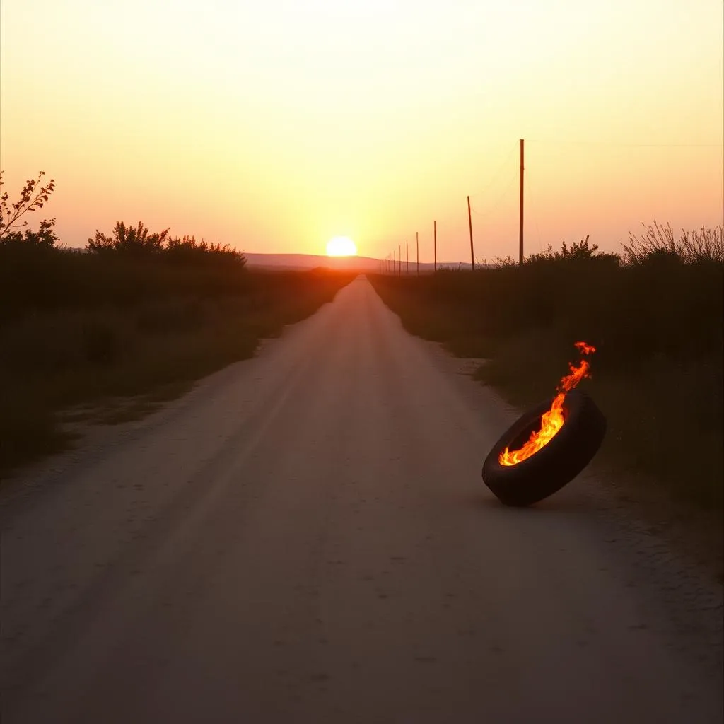 Dust on the Tires