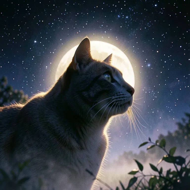 Mit der Katze