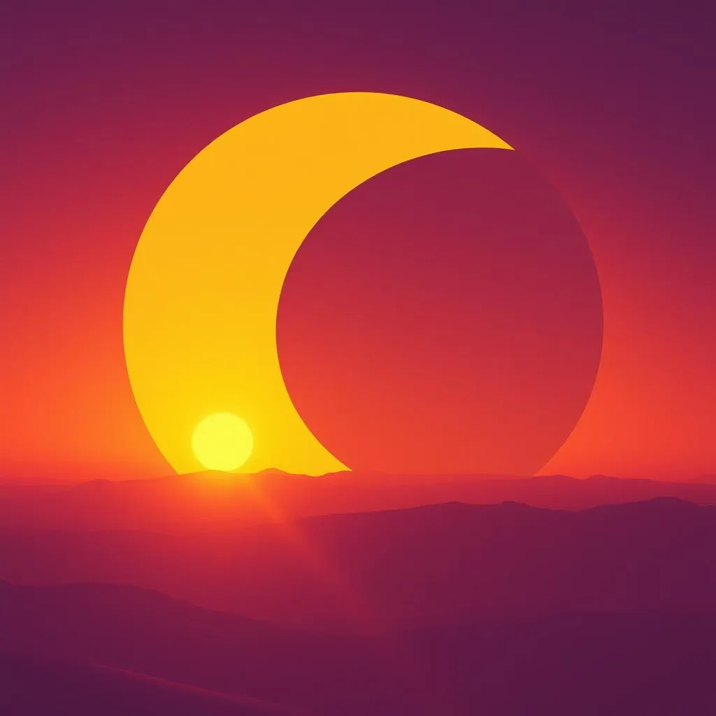 When the moon meets the sun