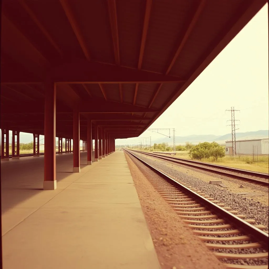 Off the train