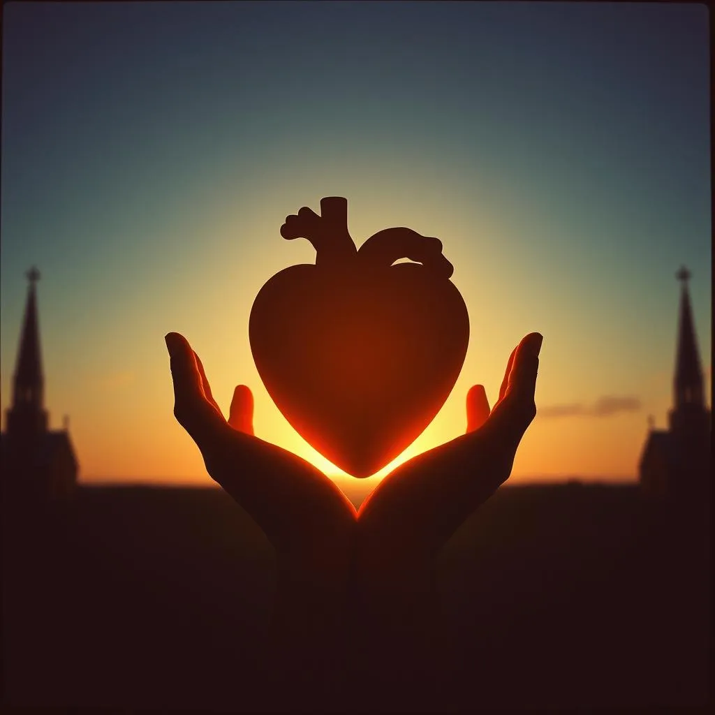 O amor, a mensagem.