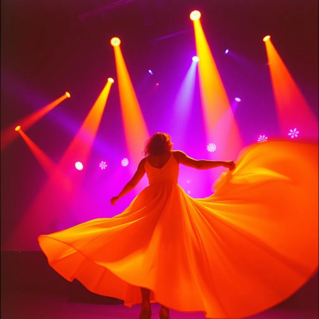Yellow Dress at the Concert