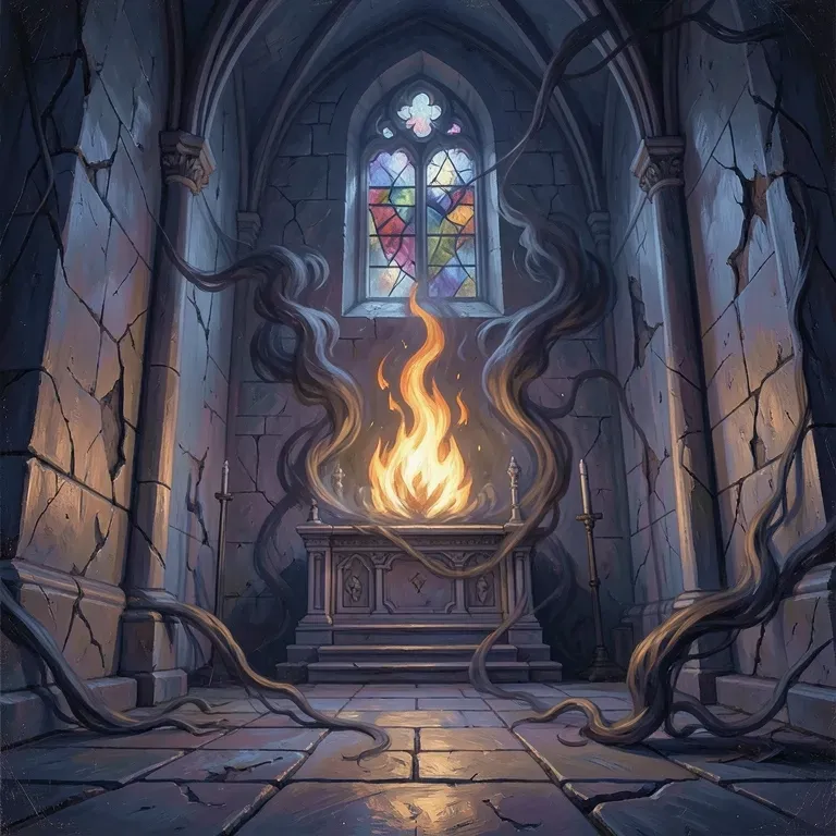 Ink in the flame