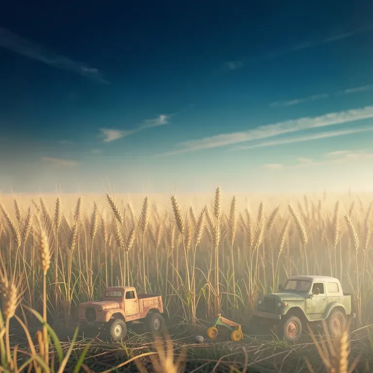 Through the fields of time