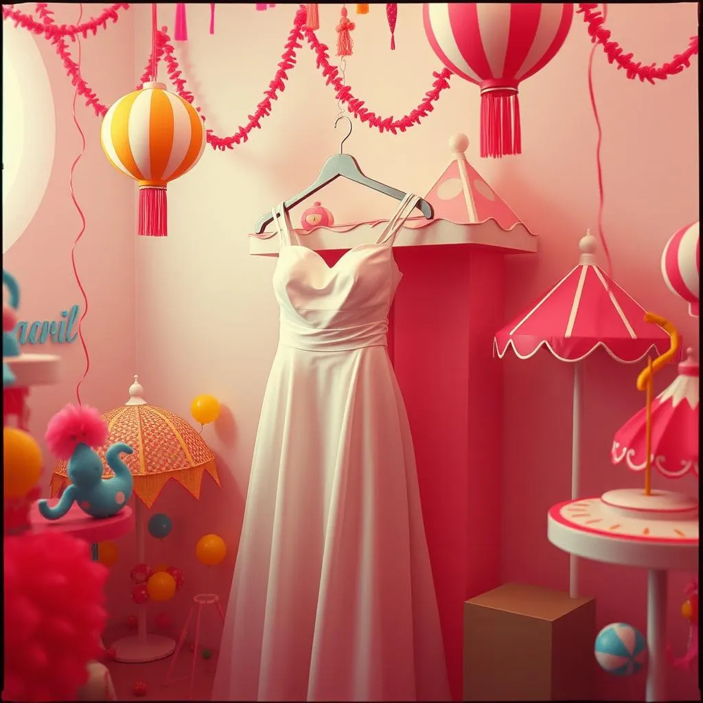 La del vestido Blanco