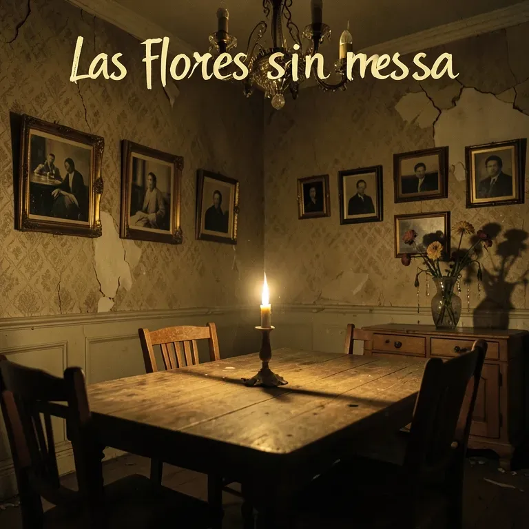 Las flores sin mesa