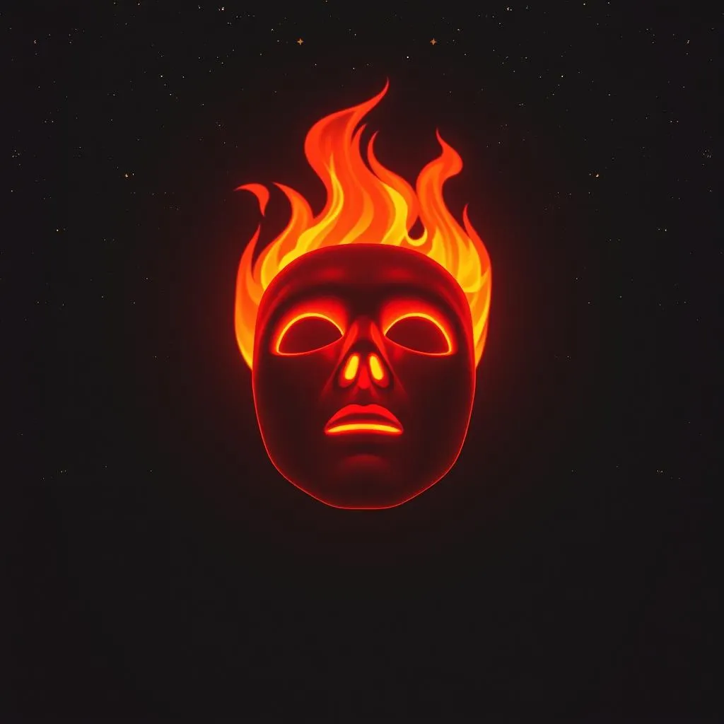Fire Behind the Mask