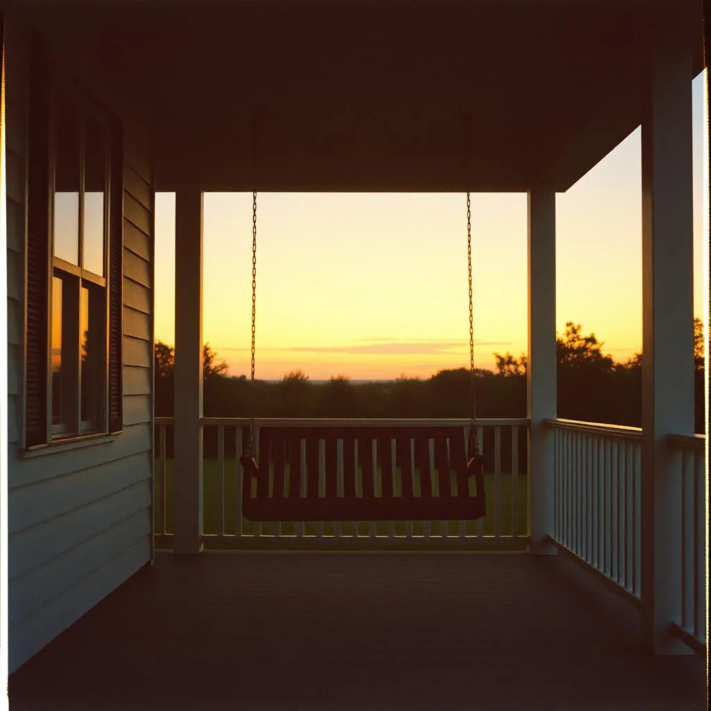 Crickets at sunset.
