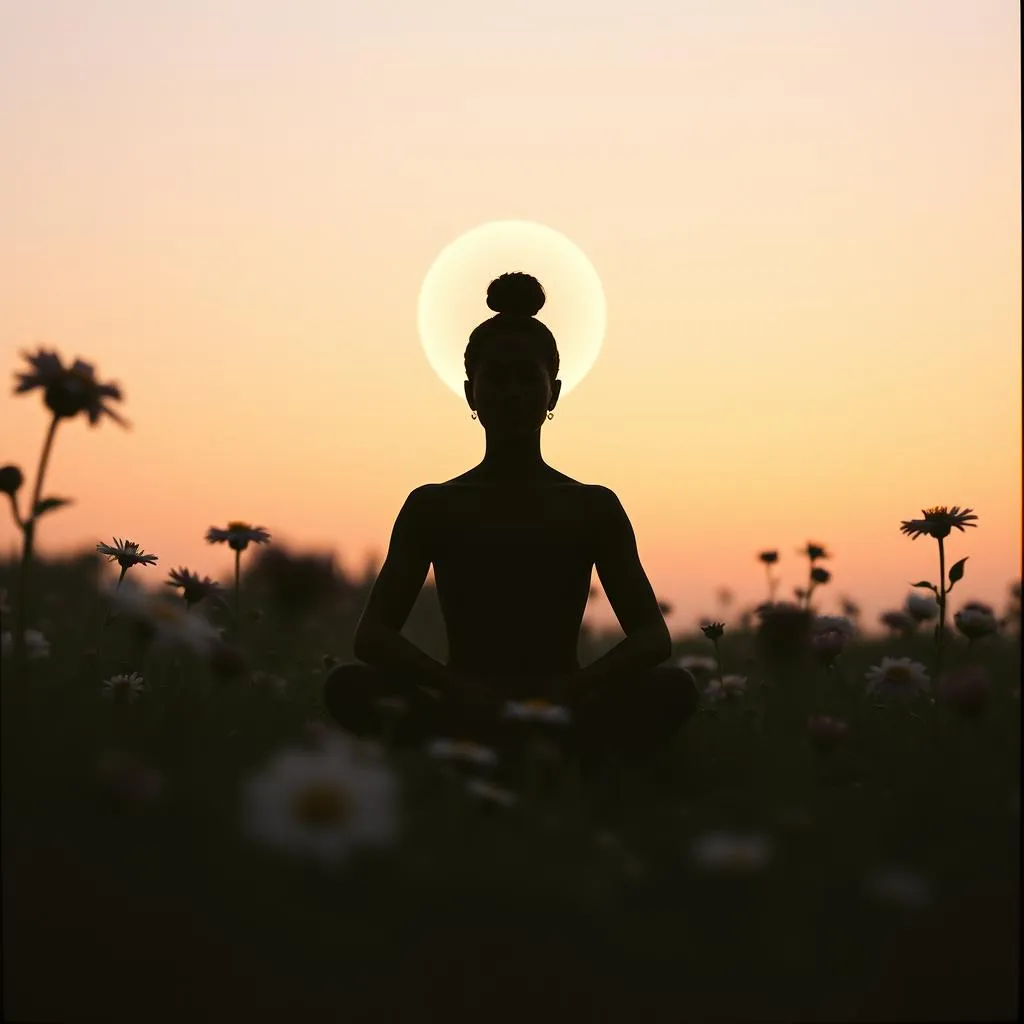 Warrior in a Garden