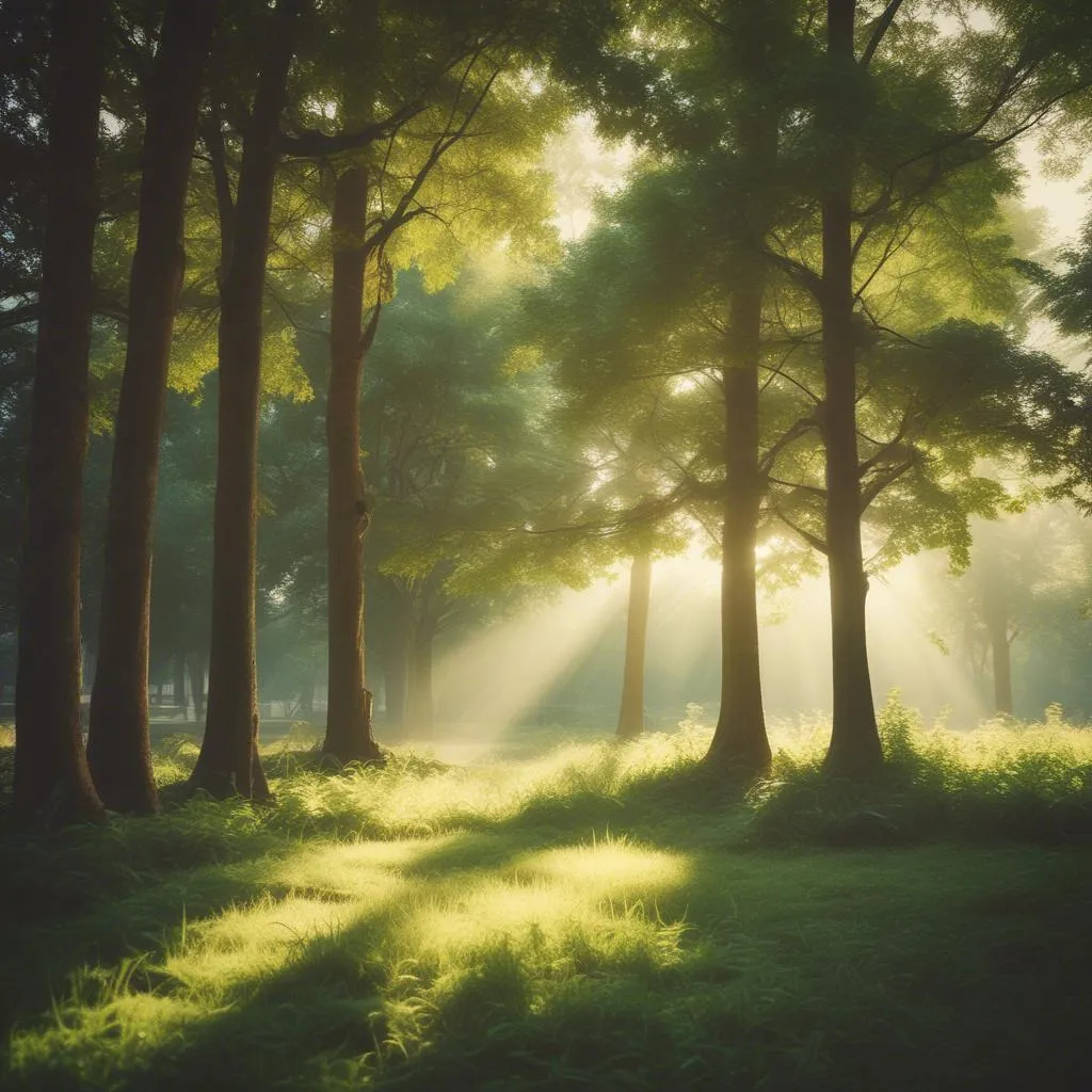 Morning light and you