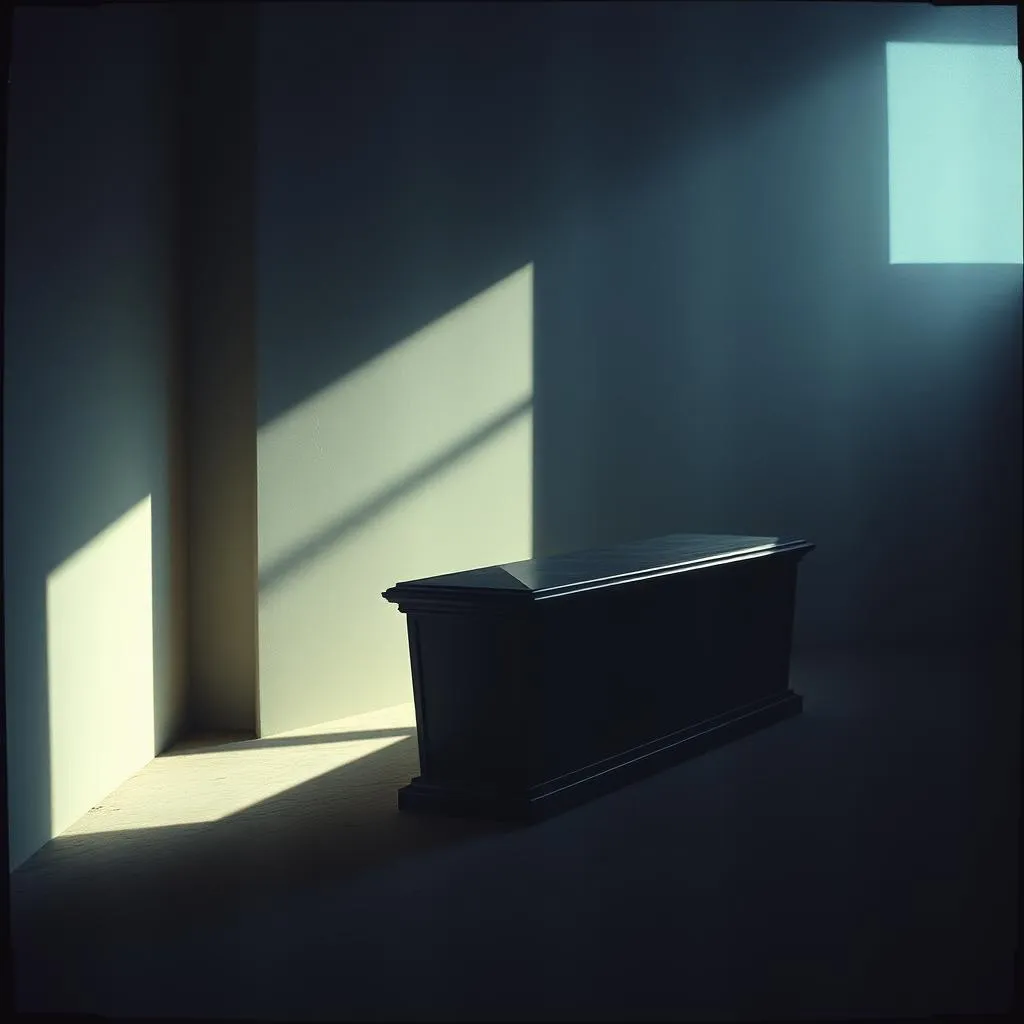 Man In A Coffin