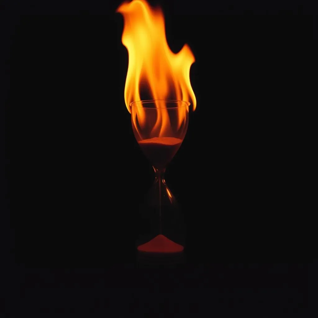 Up in flames