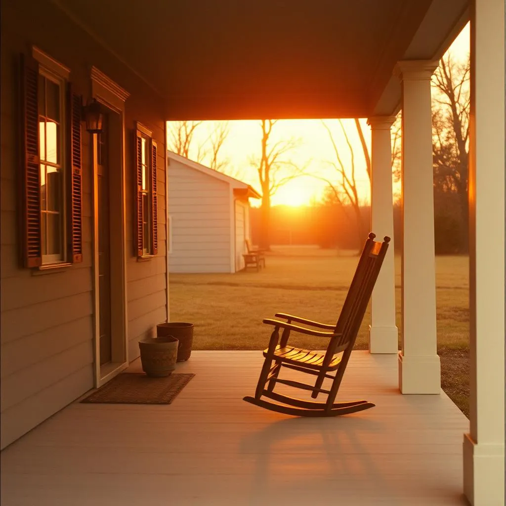 Goodbye on the Front Porch