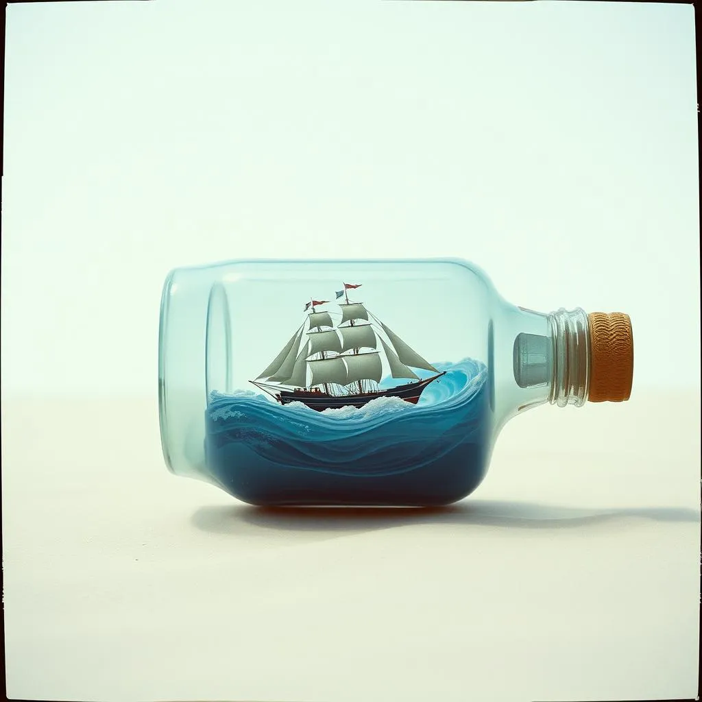 Ship in a bottle