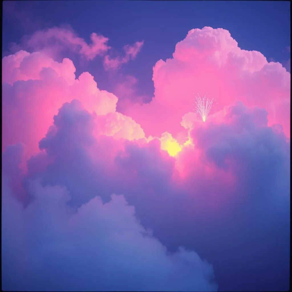 Big clouds.