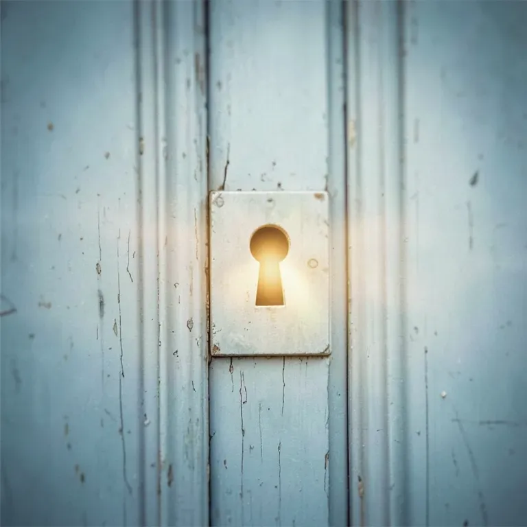 Blue Porch Light
