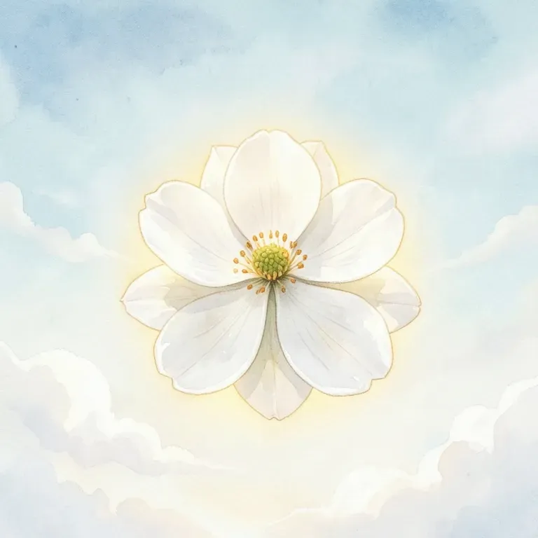 Eine zarte Blume