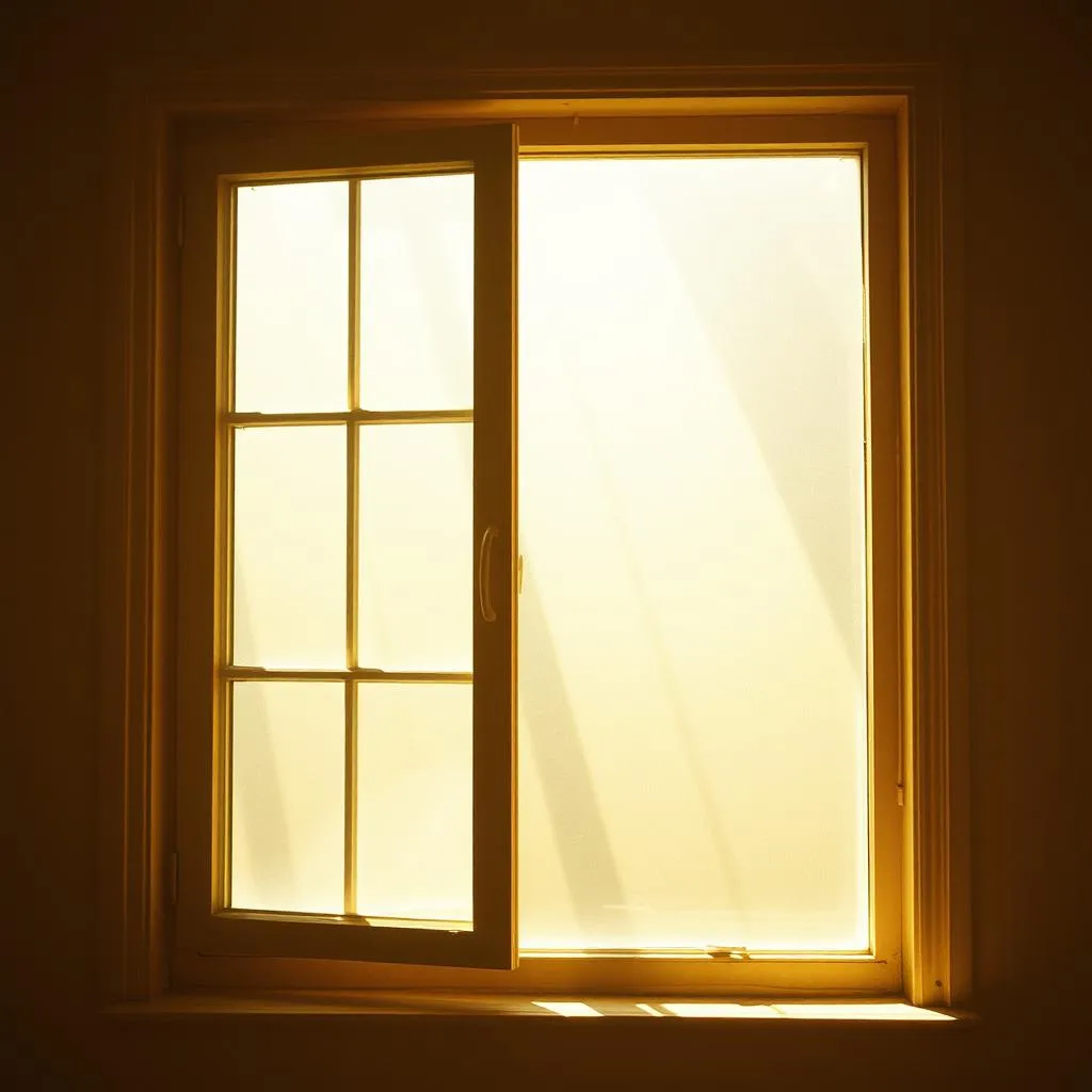 Sunlight Through the Window