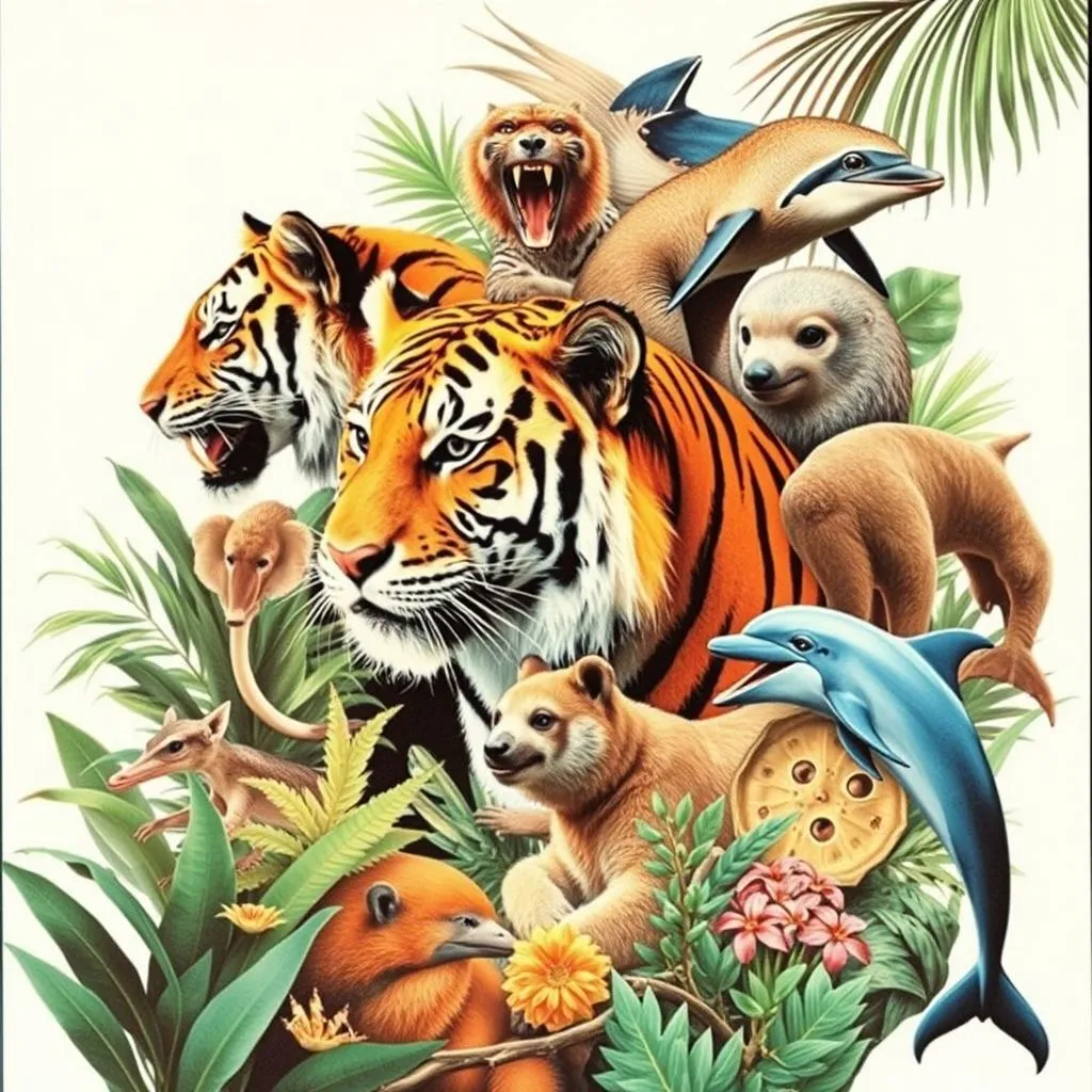 Es gibt so viele Tiere