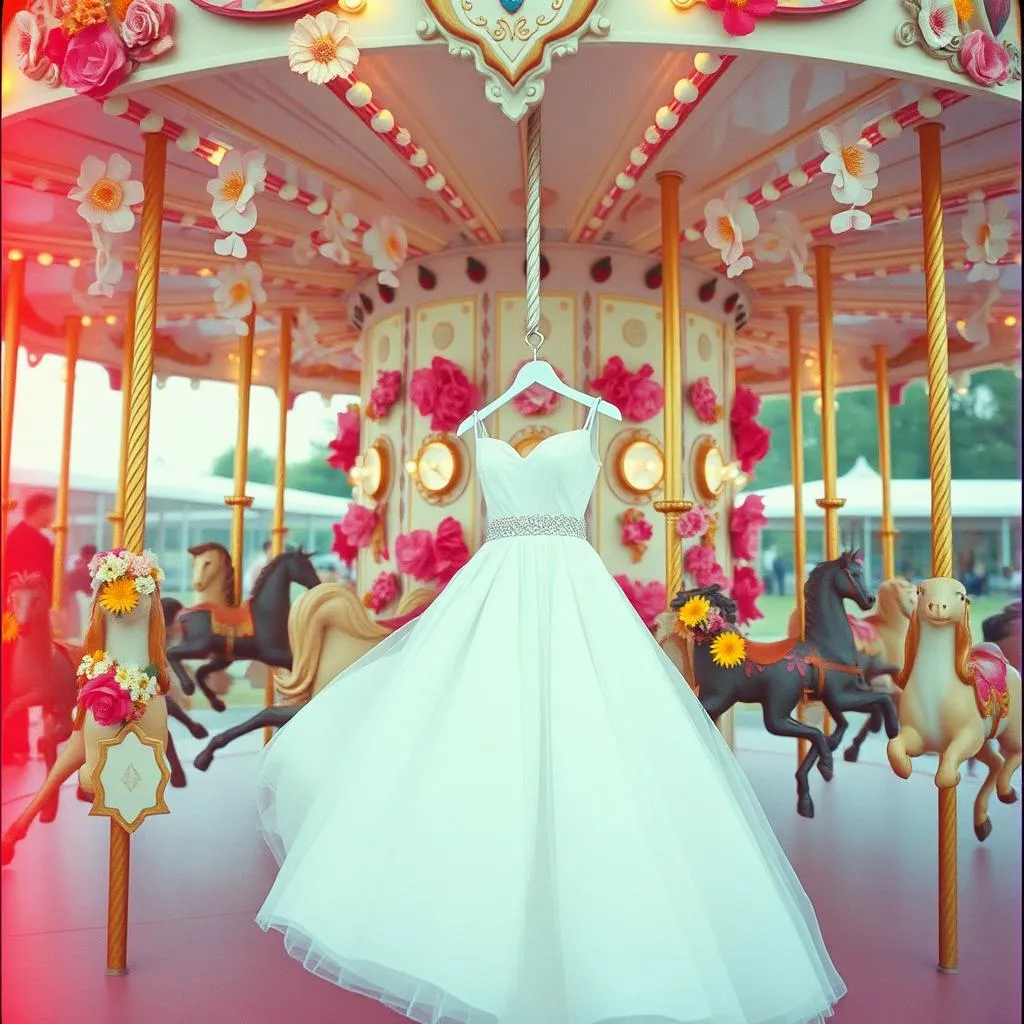 La del vestido Blanco