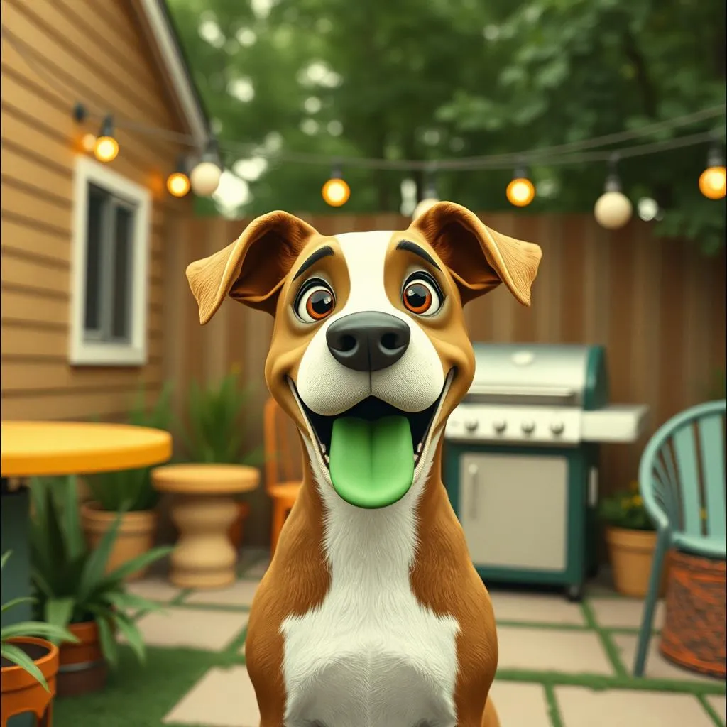 Green tongue