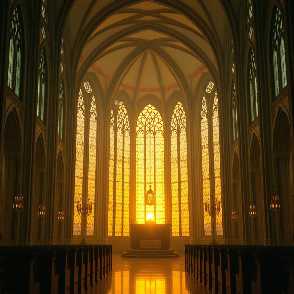 Inner sunrise and in the light sky