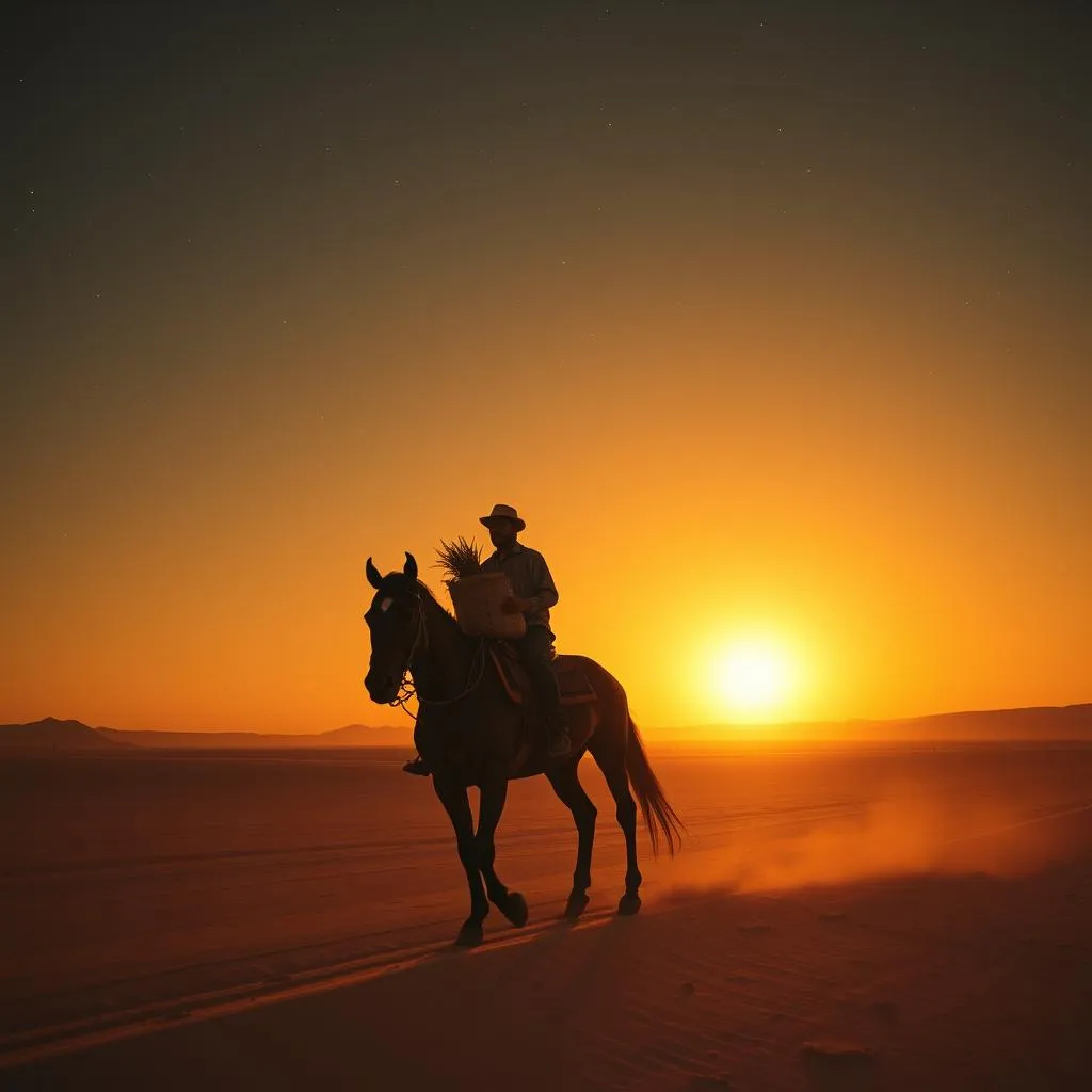 El jinete y su caballo