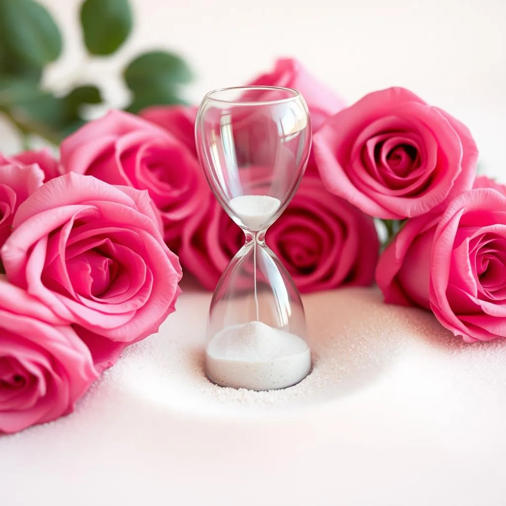Our love in a hour glass
