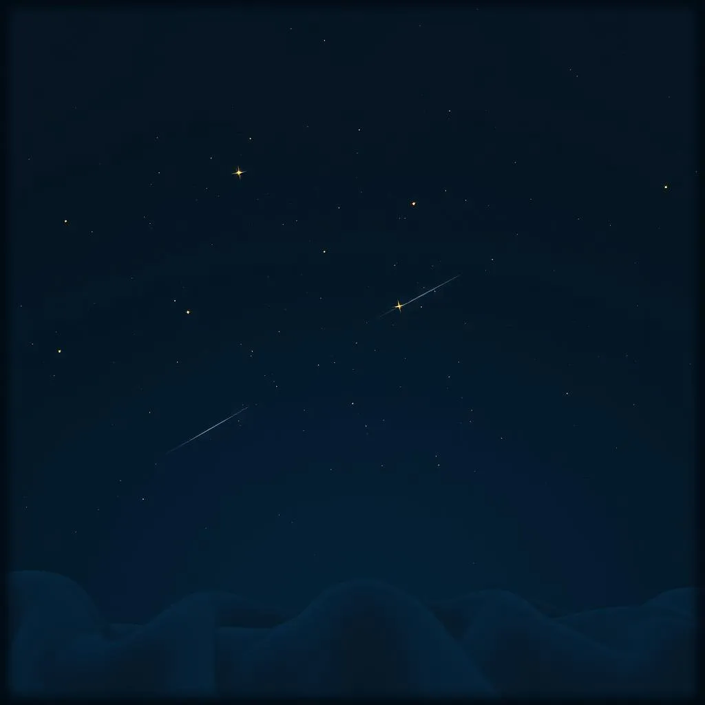 Kiss under the stars