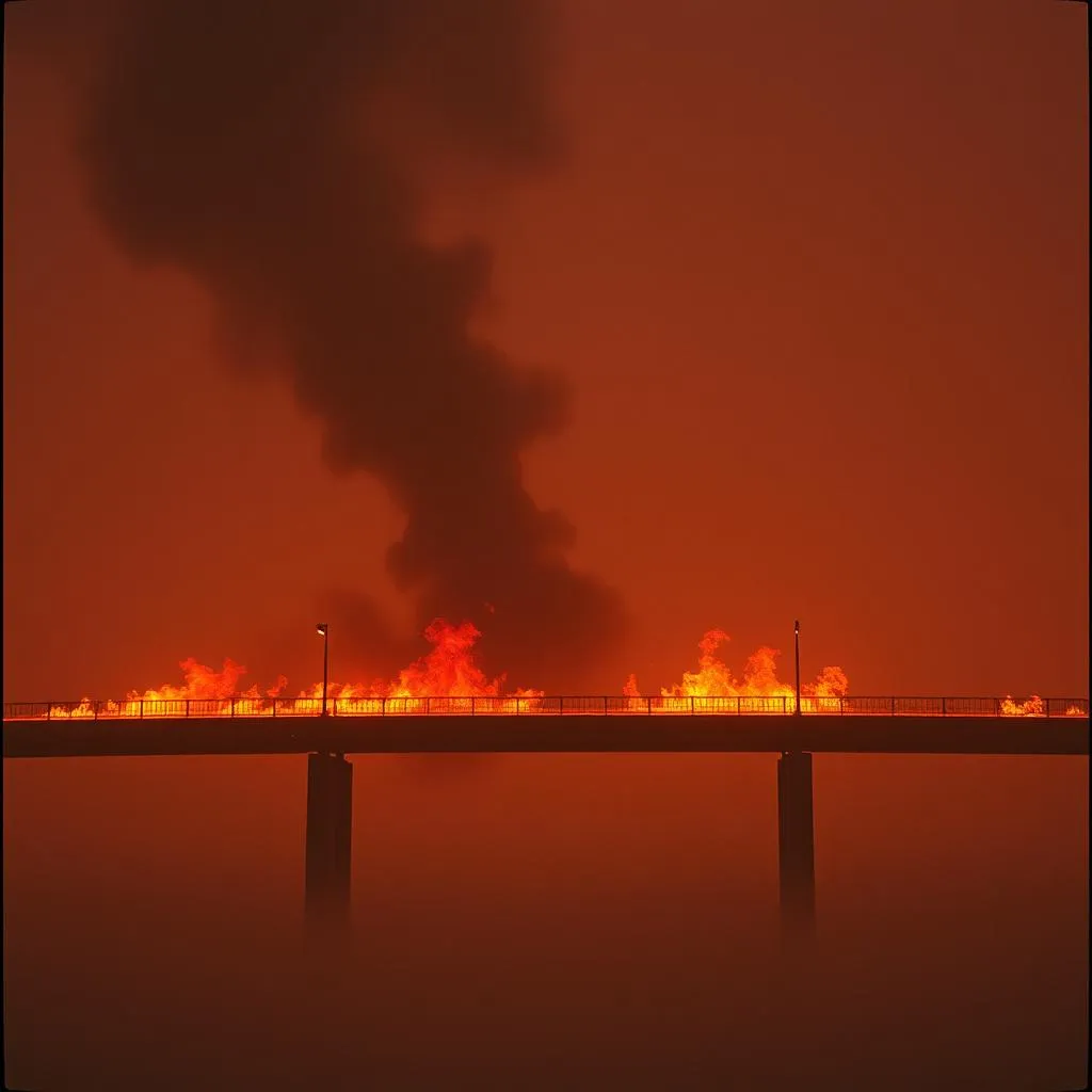 Burning bridges