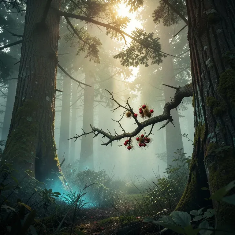 Unbekannter Gebiet-Wald