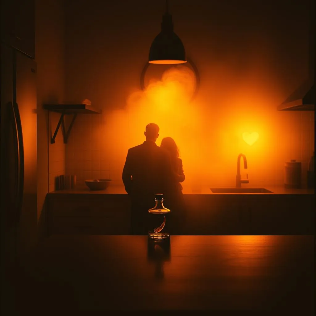 Schatten der Flaschen