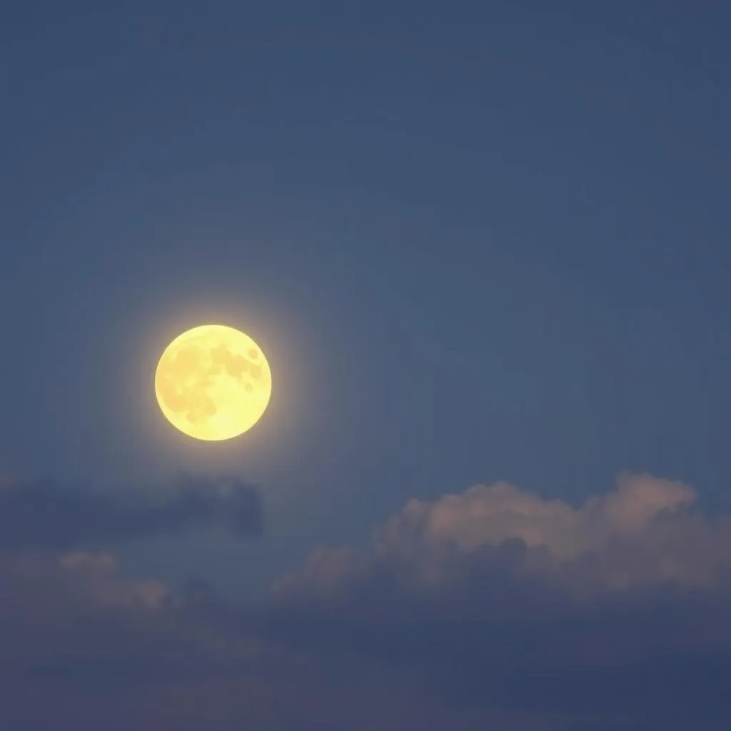 The same moon