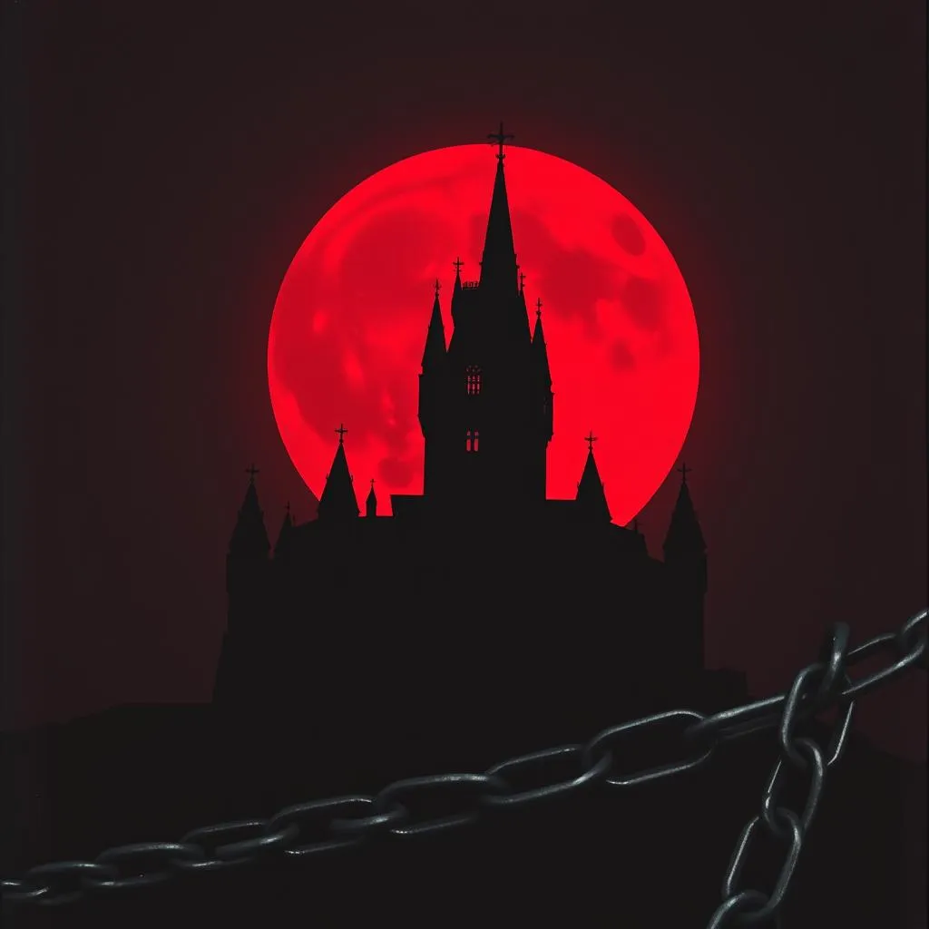 Moon is darkened