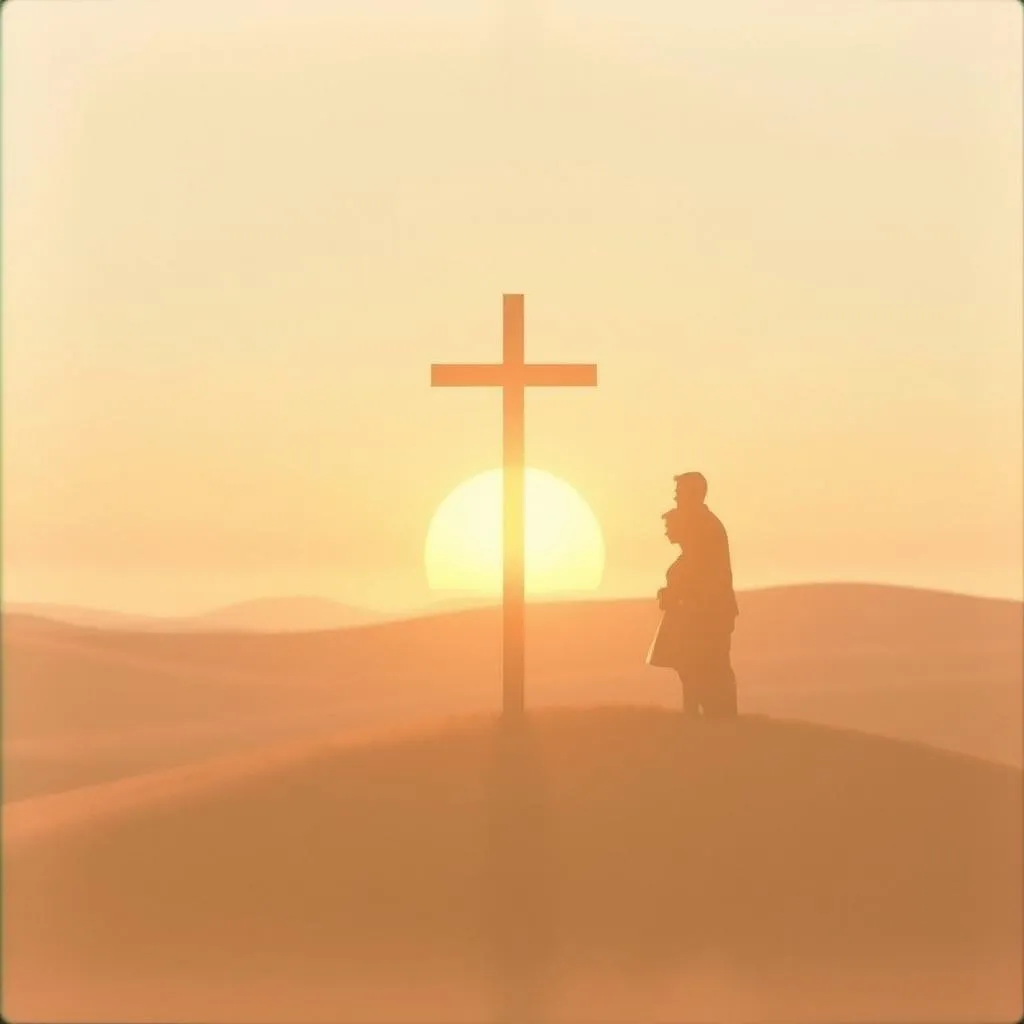 At the cross