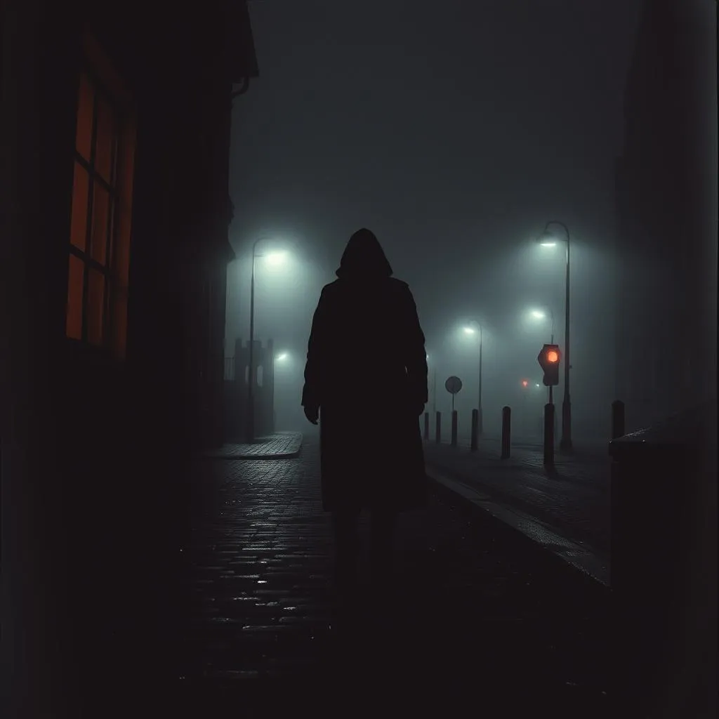 He Walks at Night