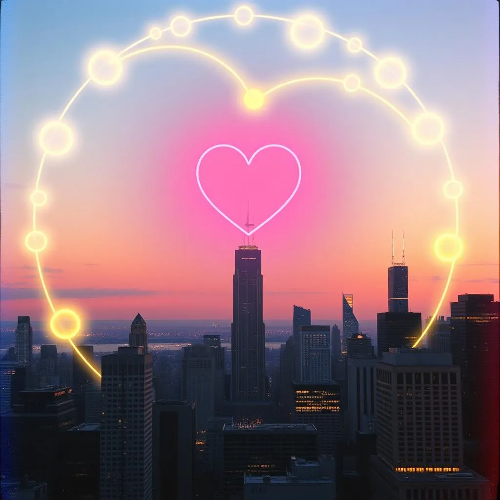 City Lights and Heart Nights