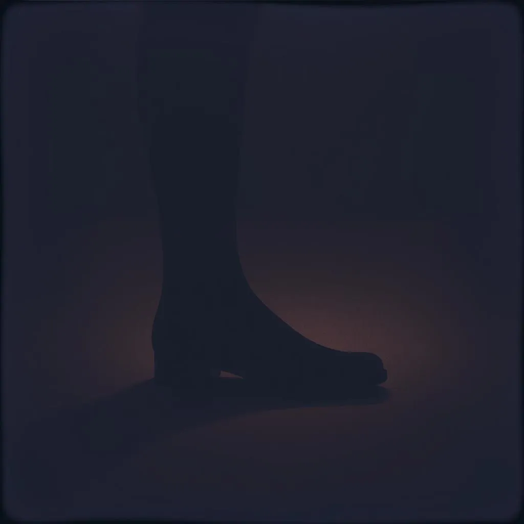 Shadows behind the sole