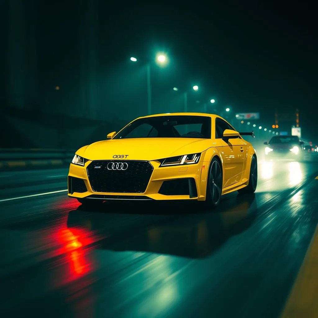 Elli (Neongelber Audi TT)