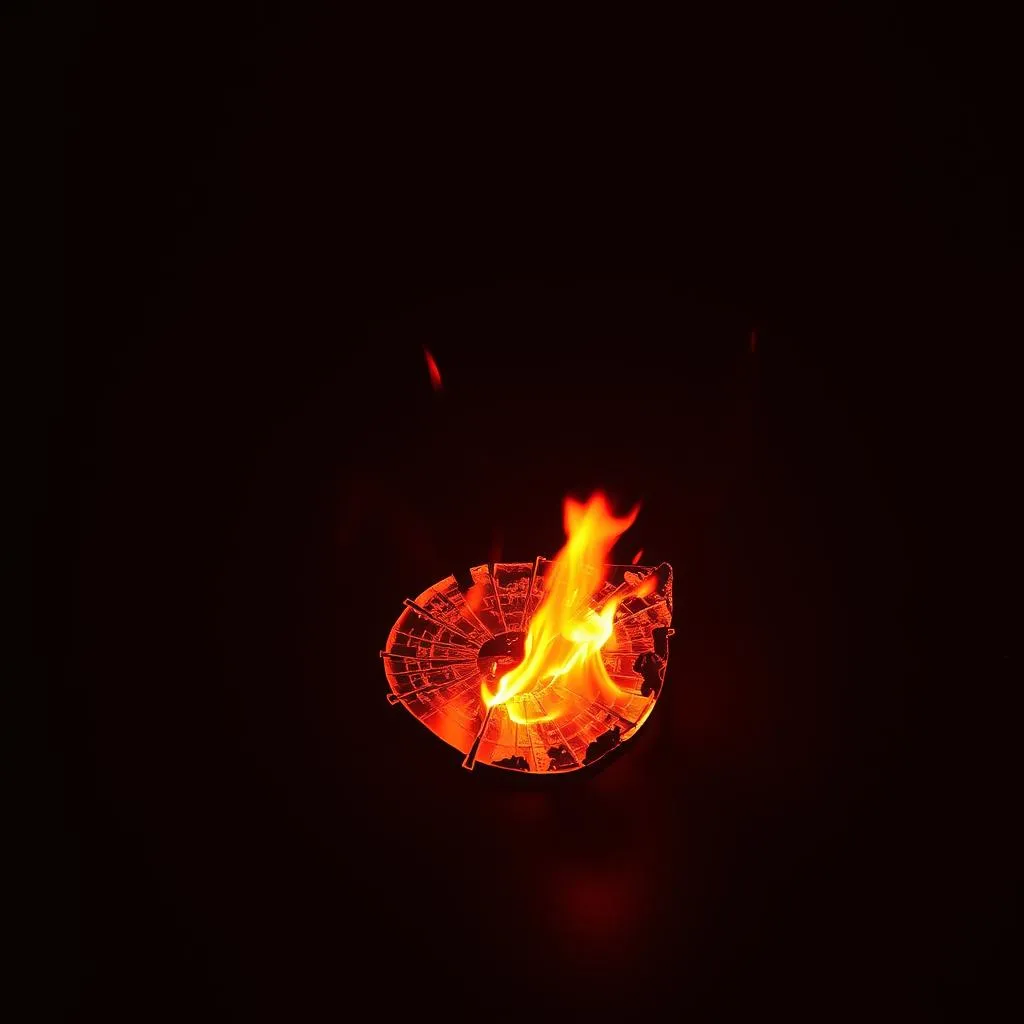Shattered Glass, Rising Flame