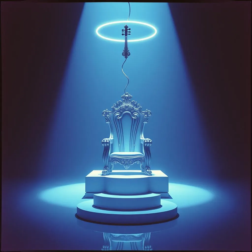 Up on a pedestal