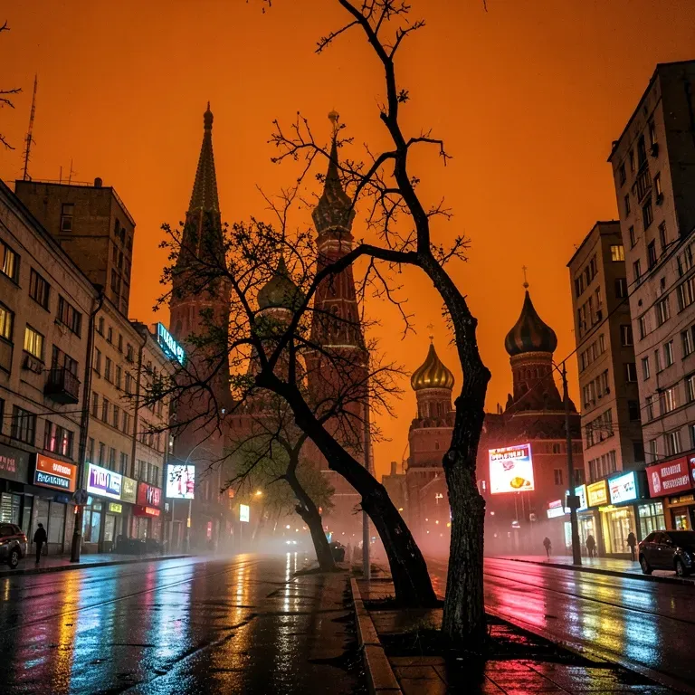 Огни над Москвой